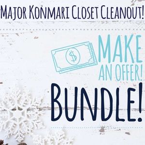 BUNDLE!! OFFER!! KONMARI DECLUTTER!